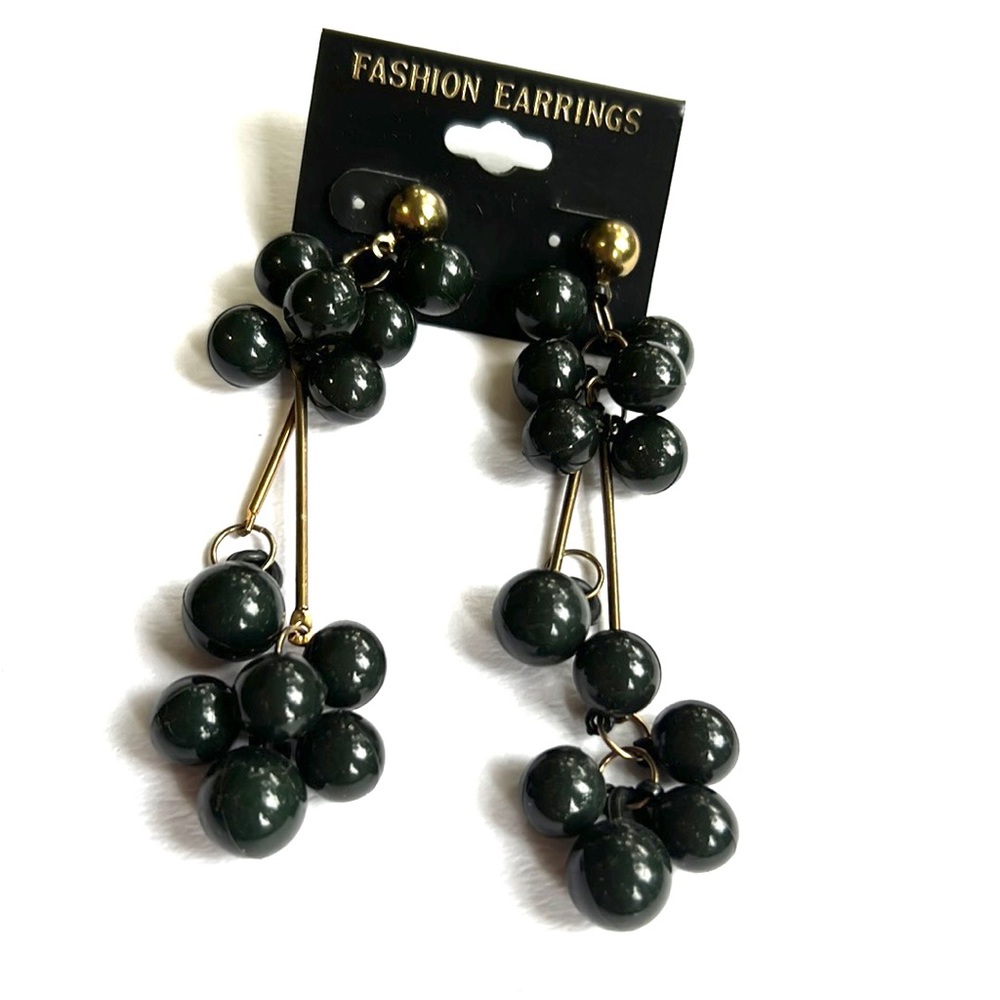🌻 Vintage Cluster Dangle Statement Earrings